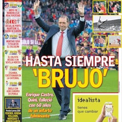 Los medios españoles rinden tributo a la figura de Quini