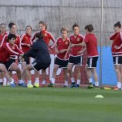 La Selección prepara en Las Rozas su partido ante Finlandia