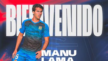 Anuncio del fichaje de Manu Lama.