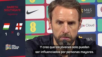 El disgusto de Southgate por los abucheos en Hungría al gesto contra el racismo