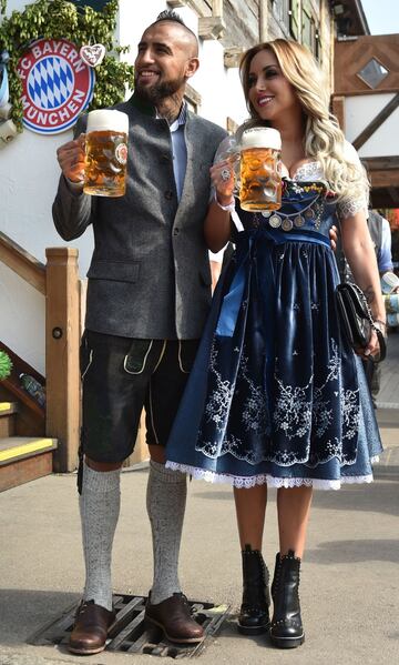 Así disfrutó Vidal del Oktoberfest