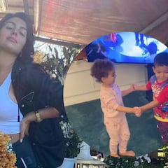 Georgina Rodríguez comparte la pasión por la salsa de Alana Martina y Mateo