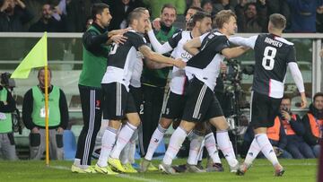 La Juventus rivaliza con el Inter en la Serie A.