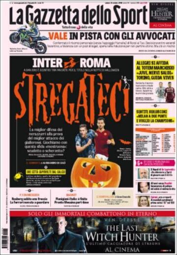 Portadas de la prensa mundial