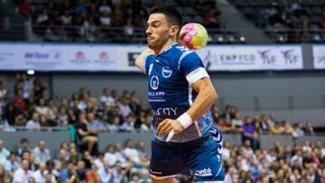 El jugador serbio de balonmano Nemanja Ilic.