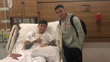 El ex colocolino que visitó a Nicolás Castillo en México