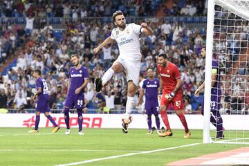 Borja Mayoral empató a uno tras un centro chut de Cristiano Ronaldo.