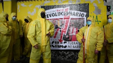 La protesta de la afición del Rayo contra Presa tras la presencia de VOX en el palco