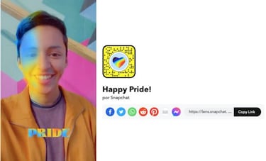 Happy Pride, cómo acceder a la Lente del Orgullo en Snapchat