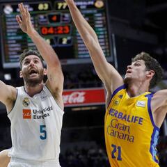Resumen del Madrid-Granca, Playoff Liga Endesa 2018: el Madrid aguanta bien y ya va 2-0