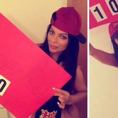 Campaña de una famosa modelo para que renueven a Messi