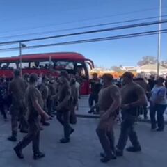 La Roja desata la locura en Calama: así fue la salida del hotel