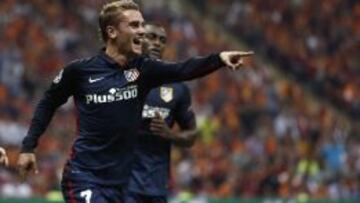 Griezmann, autor de los dos goles del Atlético ante el Galatasaray.