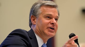 El director del FBI, Christopher Wray, aseguró este jueves que Rusia está interfiriendo en las elecciones para denigrar a Joe Biden y que Trump sea reelegido.