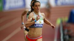 Esther GUuerrero, en el Campeonato de Espa&ntilde;a el pasado domingo.