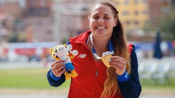 Natalia Duc&oacute; fue una de las figuras del Team Chile en Cochabamba. 