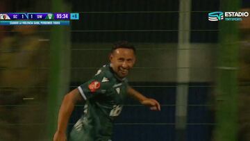 El ex U que se convirtió héroe de Wanderers con un gol impensado