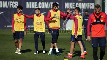 Luis Enrique recupera de una tacada a Piqué, Mathieu y Alba