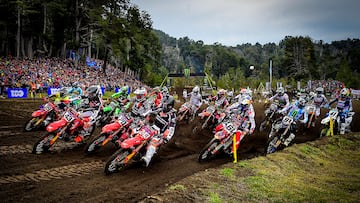 Carrera de MXGP 2022.