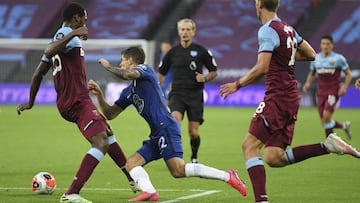 El estadounidense provocó dos faltas que terminaron en gol para el cuadro Blue, que perdió su racha de tres duelos consecutivos con triunfo tras la pandemia de coronavirus.