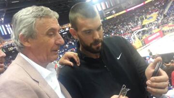 Svetislav Pesic y Marc Gasol, una unión que viene de lejos.