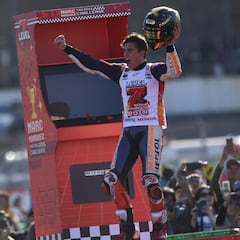 Márquez se equivocó dos veces de marcha en la última vuelta