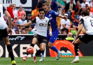 El extremo asturiano sigue en un momento dulce. Hizo un gol y cuando coge la pelota siempre pasa algo positivo para su equipo.