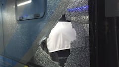 Atacan el bus de San Lorenzo