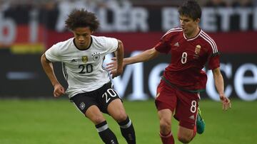 Leroy Sané durante un amistoso de Alemania ante Hungría.