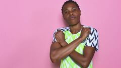 REIMS, FRANCE - JUNE 05: Osinachi Ohale of Nigeria poses for a portrait during the official FIFA Women&#039;s World Cup 2019 portrait session at Hotel Mercure Reims Centre Cathedrale on June 05, 2019 in Reims, France. (Photo by Ben Radford - FIFA/FIFA via