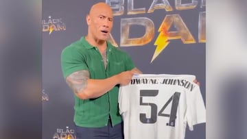 El imperdible momento entre The Rock y Real Madrid