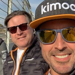 Alonso analiza el McLaren: "El MCL34 está a un buen nivel"