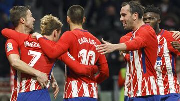 Jugadores del Atl&eacute;tico. 