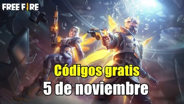 Códigos Free Fire de hoy 5 de noviembre de 2021; todas las recompensas gratis