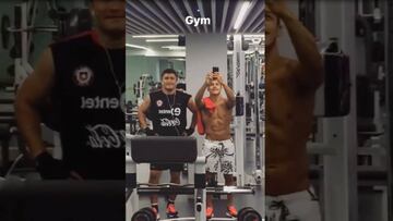 La sesión de entrenamiento de Alexis Sánchez en gimnasio ruso