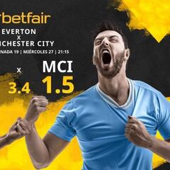 Everton FC vs. Manchester City FC: horario, TV, estadísticas, clasificación y pronósticos