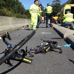 Una conductora ebria atropella a varios ciclistas en Tarragona