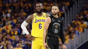 Steph Curry and LeBron James will meet in the playoffs again tonight for Game 2 of the NBA playoffs with the Lakers holding a 1-0 lead over the Warriors.