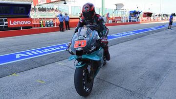 Fabio Quartararo en Misano.
