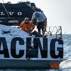 11th Hour Racing Team trabaja para poder navegar hasta Génova