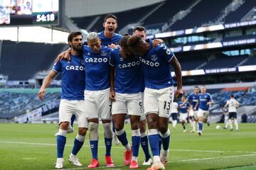 El equipo de Carlo Ancelotti ganó por 0-1 en el debut de la Premier League 2020/2021. James debutó, jugó 91 minutos y tuvo un gran papel. Yerry Mina fue el jefe de la defensa. Calvert Lewin marcó el gol del triunfo.