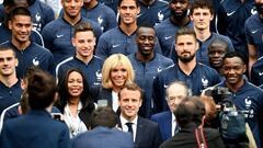 Macron recibe a Francia a Clairefontaine