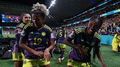 Linda Caicedo y Jorelyn Carabalí en la Selección Colombia