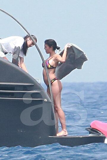 Cristiano Ronaldo and girlfriend Georgina Rodríguez on holiday