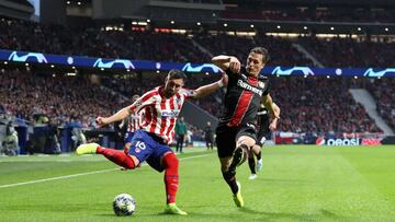 Herrera, en el Atl&eacute;tico-Leverkusen.