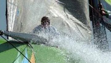 <b>LOUIS VUITTON ACTO 8. </b>El Desafío Español lo intentó pero cayó ante el BMW Oracle.