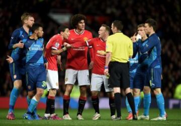 Alexis Sánchez celebró ante "Man-U"