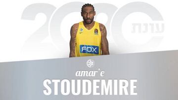 Amar'e Stoudemire jugar¨¢ en la Euroliga al fichar por el Maccabi