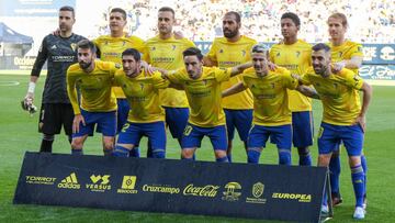 Alineaci&oacute;n del C&aacute;diz contra el Zaragoza.