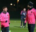 Messi y Neymar llegan; el brasileño quiere "jugar"